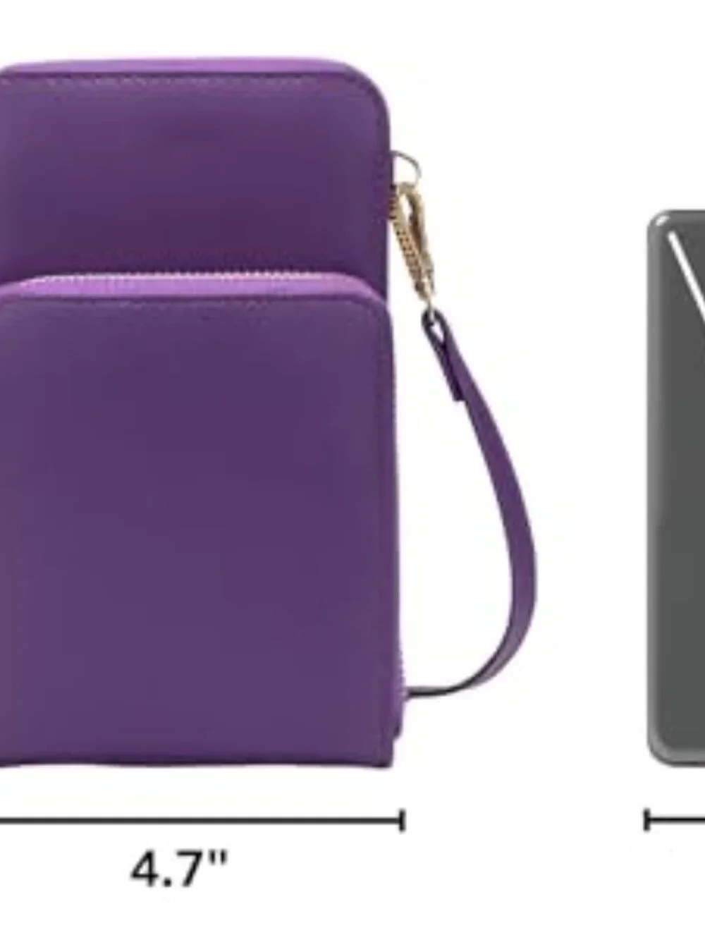 Small Crossbody Phone Purse with 6 Card Slots and Multi-Pockets
